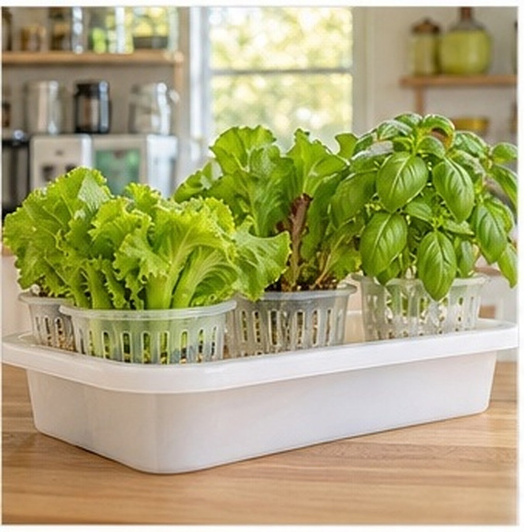 Indoor Plants - 4개 세트, 수경 재배용, 두꺼운 통기성