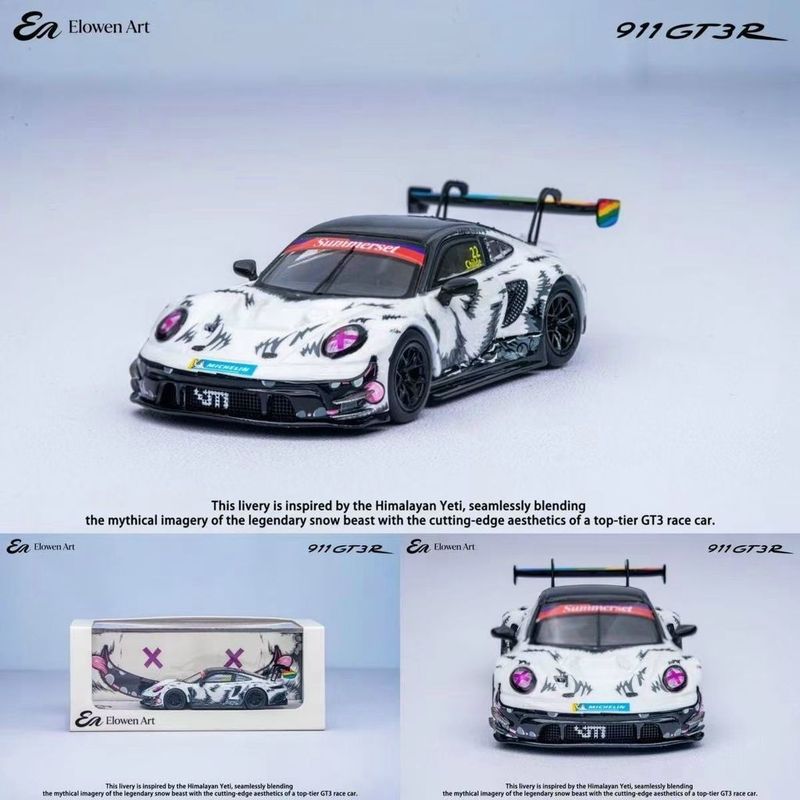 Monstera - 엘로웬 아트 1/64 포르쉐 911 GT3R