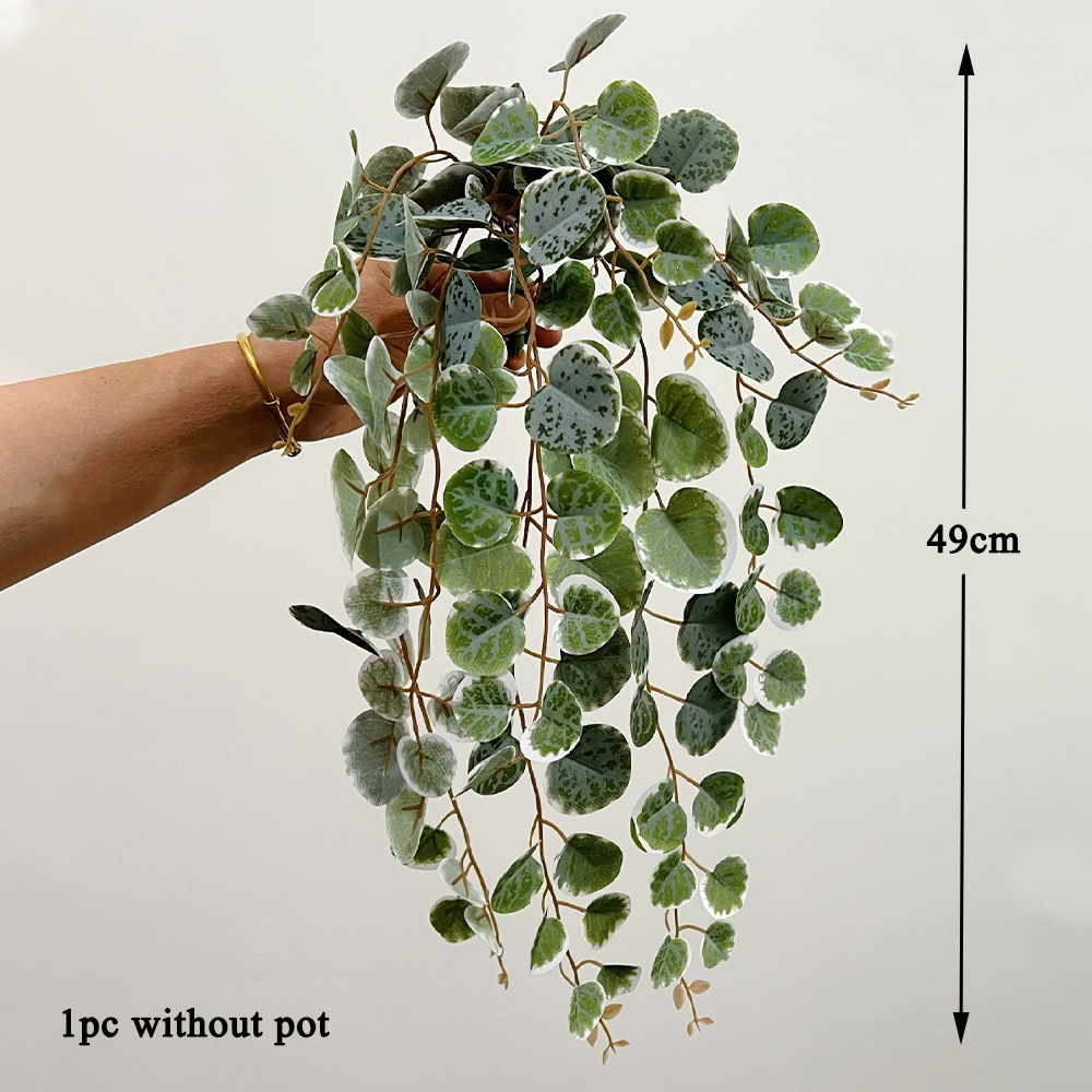 인공 식물 덩굴 가짜 행잉 유칼립투스 잎 플라스틱 단풍 - Snake Plant 리뷰 및 가격