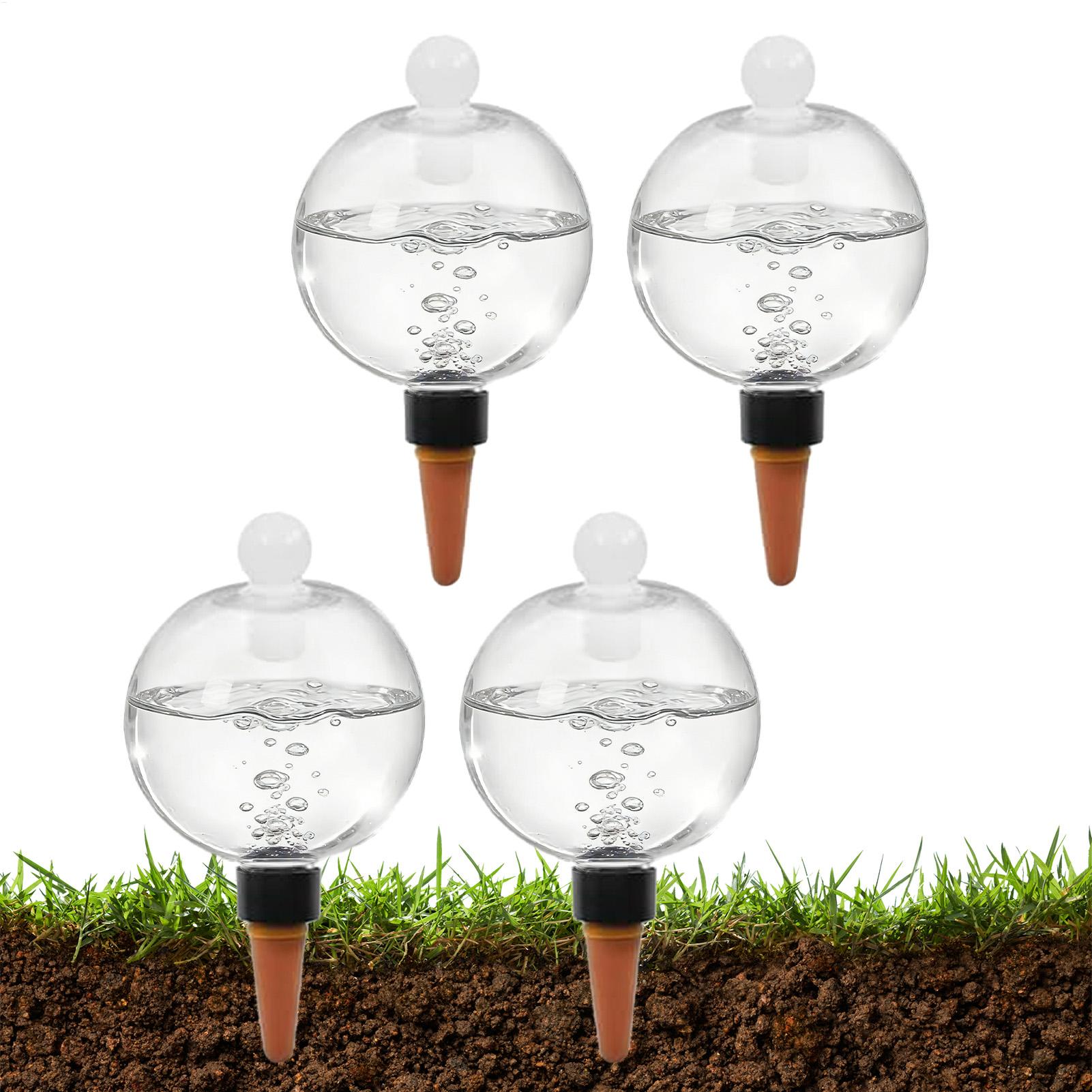 식물 급수용 전구 4개 500ml 투명 자동 급수 글로 - Pothos 리뷰 및 가격
