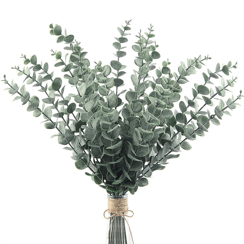 20pcs 인공 유칼립투스 줄기 잎 녹색 유칼립투스 지 - Fiddle Leaf Fig 리뷰 및 가격