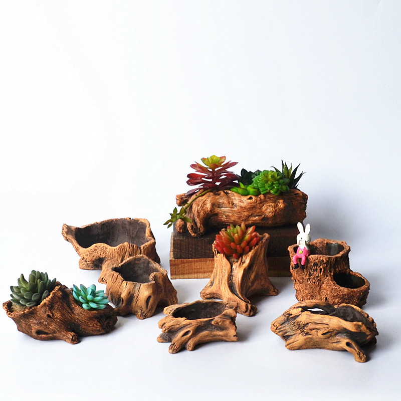 모조 나무 말뚝 나무 뿌리 식물 심기 화분에 심은 식물 - Succulent Set 리뷰 및 가격