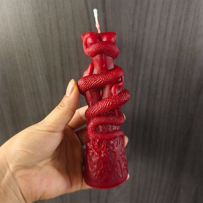 DIY 여성 바디 뱀 실리콘 양초 몰드 악마의 꽃 뱀  - Snake Plant 리뷰 및 가격