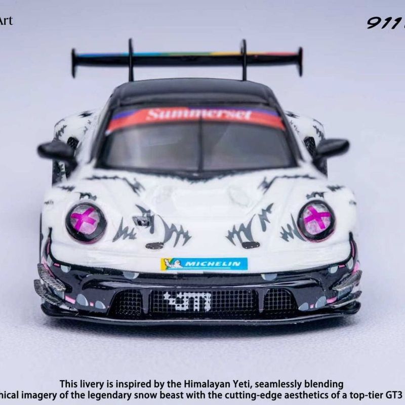 엘로웬 아트 1/64 포르쉐 911 GT3R 스노우 몬 - Monstera 리뷰 및 가격