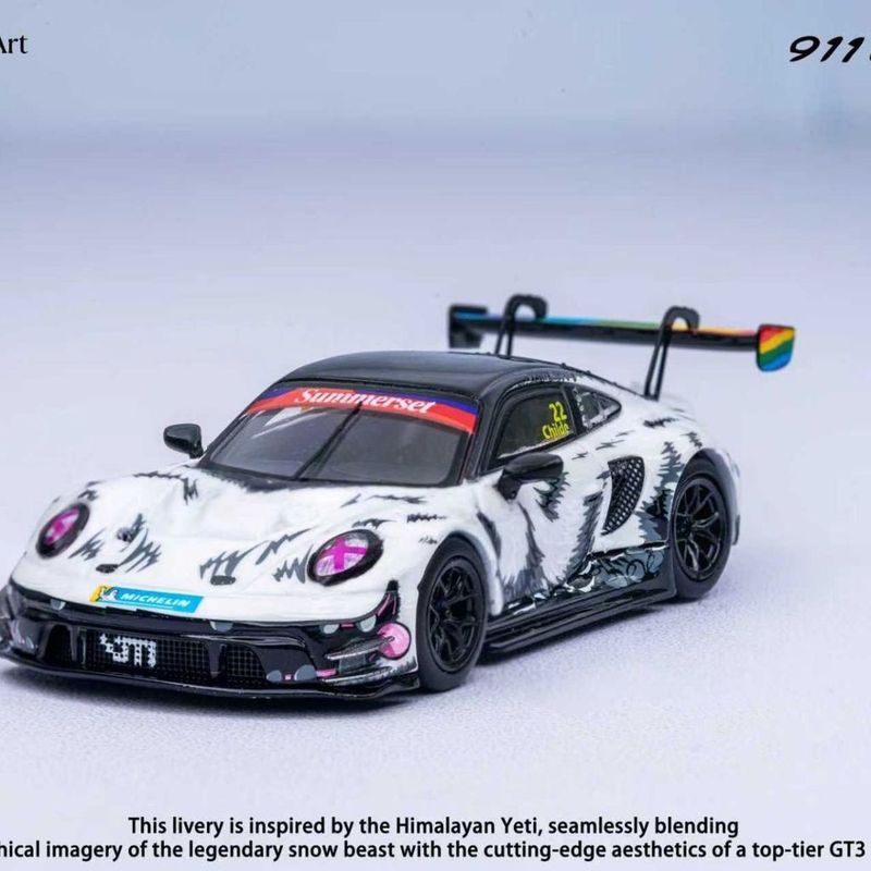 엘로웬 아트 1/64 포르쉐 911 GT3R 스노우 몬 - Monstera 리뷰 및 가격