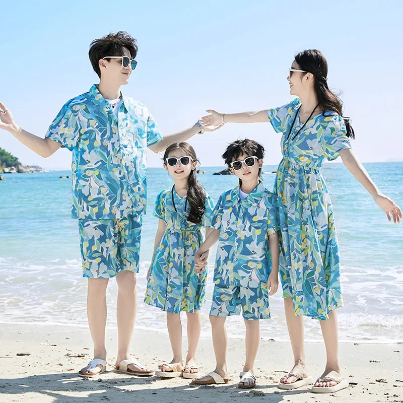 아버지 아들 셔츠 세트옷 여름 휴가룩 가족 의류 엄마  - The Plant Parent 리뷰 및 가격