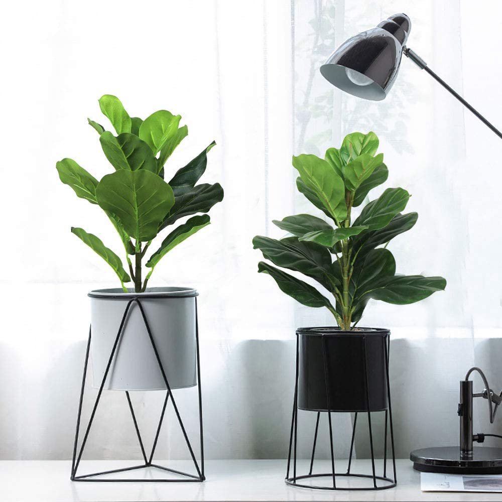 AB33-2Pcs 인공 바이올린 잎 무화과 나무 19. - Fiddle Leaf Fig 리뷰 및 가격