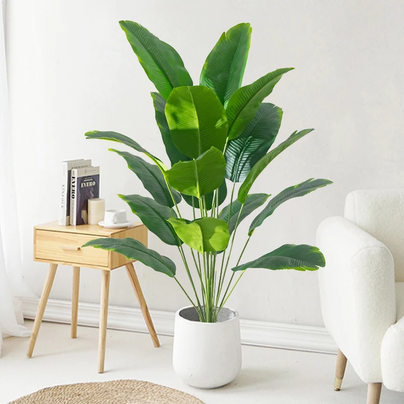 1개 인조 식물 대형 열대 야자수 가짜 바나나 나무 잎 - Snake Plant 리뷰 및 가격