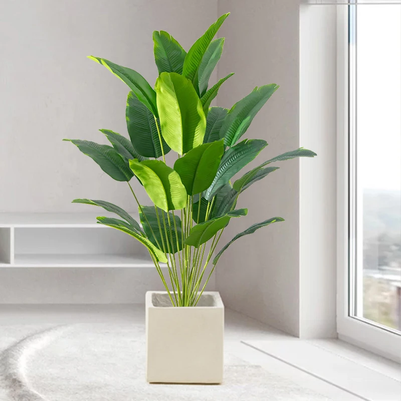 1개 인조 식물 대형 열대 야자수 가짜 바나나 나무 잎 - Snake Plant 리뷰 및 가격